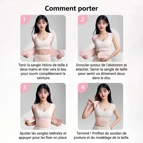 Ceinture ErgoRelief™  Améliore la Posture et soulage les douleurs épaules