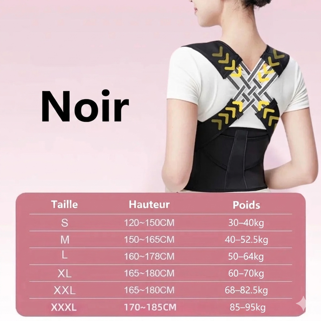 Ceinture ErgoRelief™  Améliore la Posture et soulage les douleurs épaules