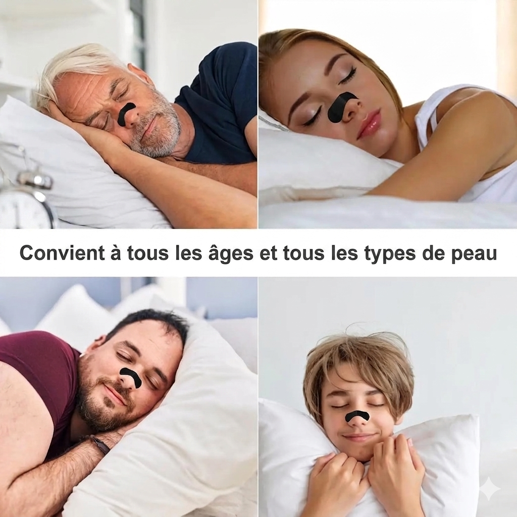 Bandes Nasales Respiratoires – Sommeil Plus Confortable